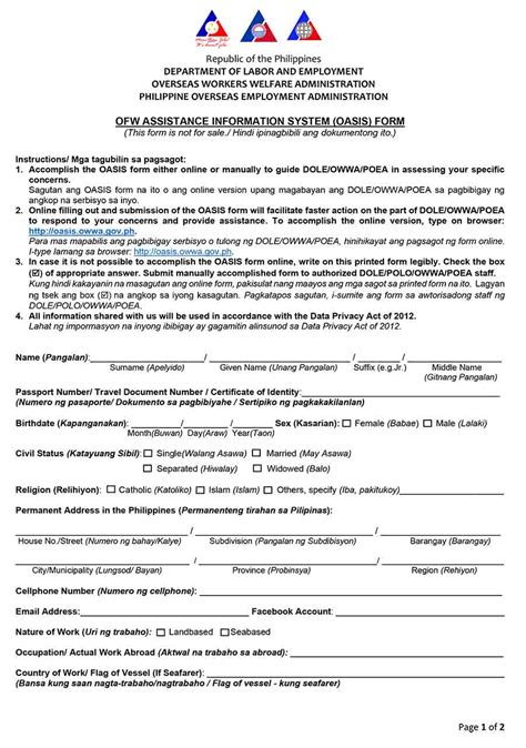 owwa registration online|owwa registration form.